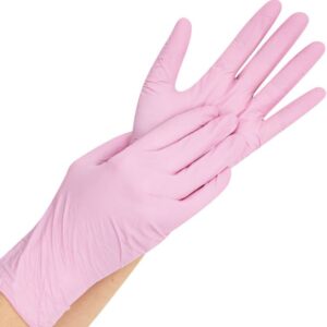 pink-nitrile-gloves