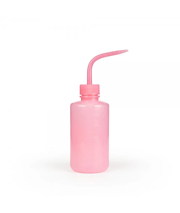 Pink wash bottle