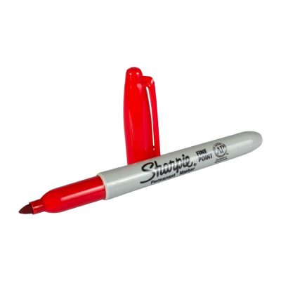 Markeringstusj-sharpie-rod